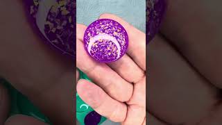 Demolding Resin Art Purple Opal Cabochons [upl. by Doehne]