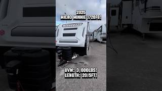 2025 Micro Minnie 1720FB microminnie traveltrailer winnebago [upl. by Gerhan]