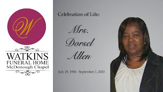 Celebration of Life Service for Mrs Dorsel Allen [upl. by Leirraj]