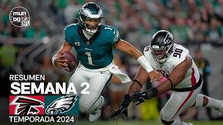 Atlanta Falcons vs Philadelphia Eagles  Semana 2  NFL 2024  Highlights Resumen en español [upl. by Marba]