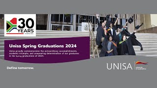 2024 Unisa Spring Graduation  27 September 2024 1700 PM Ceremony [upl. by Yerrot374]