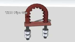 Tico Pipe Grip installation video Grip Type [upl. by Aivad]