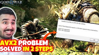 How to FIX AVX2 ERROR in just 2 STEPS😍 godofwarragnarok fix errorfix pcgaming [upl. by Jamie]