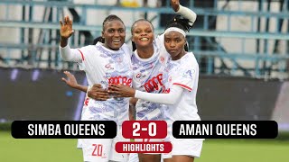 TANZANIA WOMEN PL  SIMBA QUEENS 20 AMANI QUEENS  RUTH INGOSI  JENTRIX SHIKANGWA GOALS [upl. by Corrianne815]