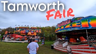 Tamworth Castle Fun Fair  Barkers Funfair April 2023 [upl. by Richard]