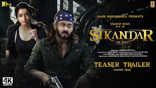 SIKANDAR  Trailer  Salman Khan  Rashmika Mandanna  AR Murugadoss  2024 [upl. by Victorie]