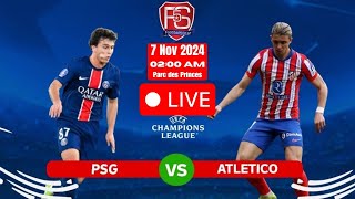 Paris Saint Germain vs Atletico Madrid live match 2024 [upl. by Landa]