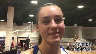 UConn Womens Basketball 2020 Commit Nika Muhl Interview [upl. by Ennaitsirk]