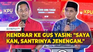 Kata Hendrar dan Taj Yasin Soal Pemotongan Daging Bersertifikat Halal di Debat Pilgub Jateng [upl. by Manella672]