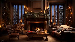 🔥Enchanted Winter Fireside Ambiance Cozy Atmosphere by the Fire [upl. by Sharos]