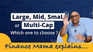 Large Mid Small or MultiCap Which one to choose  Finance Mama Explains [upl. by Aticnemrac]