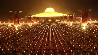 Thailand honors Buddha with Makha Bucha celebrations [upl. by Walters]