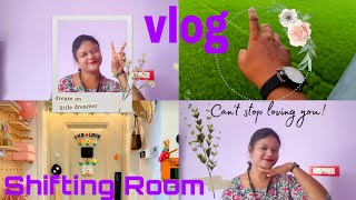 Shifting to my New Room 🧳 Shifting Vlog  Hactic Day  RoopVlog11 🌷🌷 [upl. by Attiuqaj160]