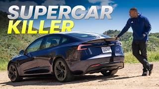 NEW 2025 Tesla Model 3 PERFORMANCE Review Supercar Slayer  4K [upl. by Nimesay]