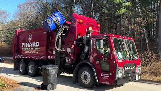 Pinard Waste SystemsCasella Waste Services 31691  Mack LR McNeilus ZR ASL [upl. by Toddie859]