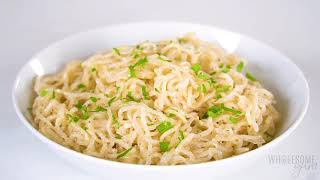 The Best Shirataki Noodles Recipe Garlic Parmesan [upl. by Llabmik212]