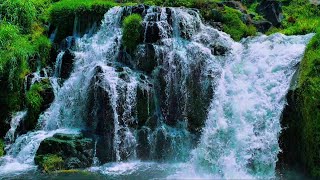 Waterfall sounds for sleeping no music nature water sounds relaxing music Asmr for deep sleep [upl. by Fleisig]