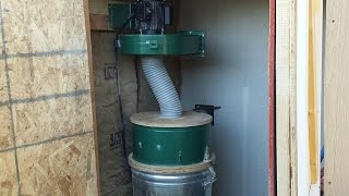 Installing My Harbor Freight Dust Collector Finally [upl. by Simona]