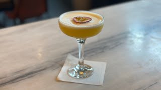 Passion fruit Martini classic cocktail 🍸🔥 [upl. by Noelopan991]