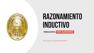 RAZONAMIENTO INDUCTIVO  RAZ MATEMÁTICO  UNI 2021 [upl. by Kcirdla893]