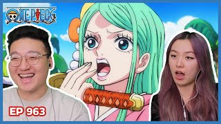 WE FINALLY MEET AMATSUKI TOKI  One Piece Episode 963 Couples Reaction amp Discussion [upl. by Aldo]