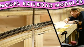 HowTo Build a Modular Model Railroad  Benchwork [upl. by Novahs]