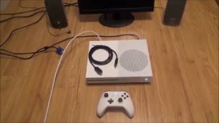 How to Connect the Xbox One S to a VGA Computer Monitor or VGA TV [upl. by Hsirahc]