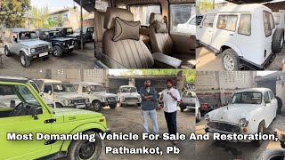 Most Demanding Jeep  Maruti Gypsy 4x4  Available For Sale And RestorationModified PathankotPB [upl. by Macguiness137]