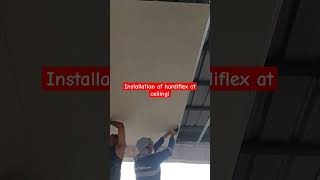 Hardiflex installation shortsvideo construction ceiling satisfying asmrvideos ceilingdesign [upl. by Fogel]