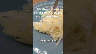 Kohlsalat wie beim Griechen 🥬 Einfaches Rezept für Zuhause 🏡 [upl. by Chuipek]