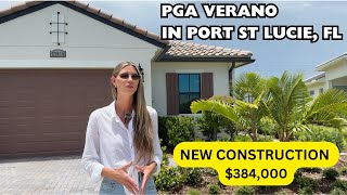 PGA VERANO Affordable 384K Home in Port St Lucie Florida  MoveIn Ready with Backyard Space [upl. by Nel177]