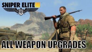 Sniper Elite 3 All Weapon Upgrades [upl. by Niessuh]