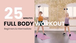 Strength and Sculpt 25Minute Full Body Workout with WarmUp amp Cool Down [upl. by Aivlis256]