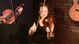 Jenny Dang The Weaver Fiddle Lesson by Hanneke Cassel [upl. by Llig]