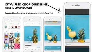 How to Edit Videos for IGTV Feed Post amp Cover Image Crop Guideline [upl. by Neeloc]