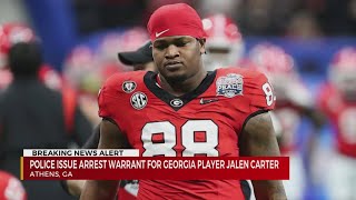 Arrest warrants issued for projected NFL draft pick Jalen Carter [upl. by Aelc]