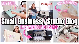 💕 ESTUDIO BLOG👩🏻‍💻 Así Imprimo Diseños Con La Impresora DTF pro de PROCOLORED🤩 NUEVO LANZAMIENTO 🥳 [upl. by Ordisy]