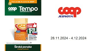 COOP Jednota leták  28112024  4122024 [upl. by Anined]