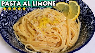 How to Make PASTA al LIMONE Like an Italian Lemon Pasta Recipe [upl. by Sherard]