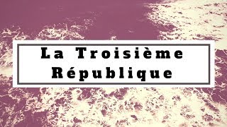 Droit constitutionnel la Troisième République [upl. by Marilyn]