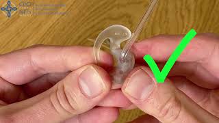 How to replace your hearing aid tubing [upl. by Valerlan]