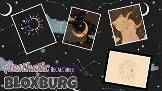 AESTHETIC SUN AND MOON DECALS FOR BLOXBURG  ROBLOX [upl. by Nitram]