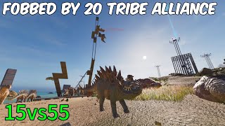 Defending 15vs55 For 72 Hours  ARK Ascended official PvP [upl. by Merrilee736]