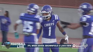 FFL Week 7 Lake View clobbers Brownfield for second win [upl. by Suolhcin]