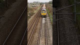 66738 Hams Hall to Mossend 4S57 train [upl. by Carey]