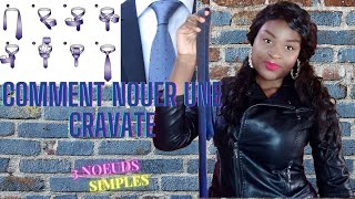 COMMENT ATTACHER UNE CRAVATE FACILEMENT 👔🤵 3 Noeuds de cravates faciles et rapides à réaliser 👔👌 [upl. by Declan]