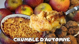 CRUMBLE DAUTOMNE POMMES et NOIX [upl. by Jempty]