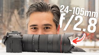 Canon RF 24105mm f28 L IS Z Review The BEST DoItAll Lens [upl. by Vivica]