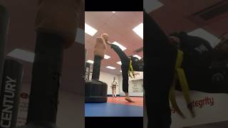 How to do a Question Mark Kick viral mma martialarts [upl. by Sibella]