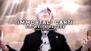 Immortal  Playboi Carti prod Cash Carti Slowed amp Reverb [upl. by Lerad]